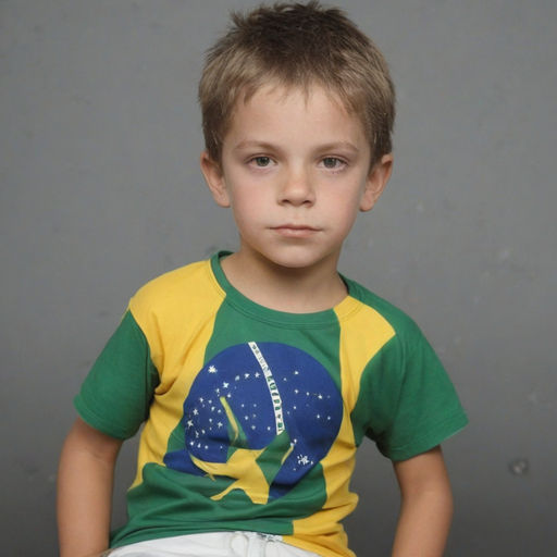 6 year old brazilian white boy by Nathalia Engel Caccini - Playground