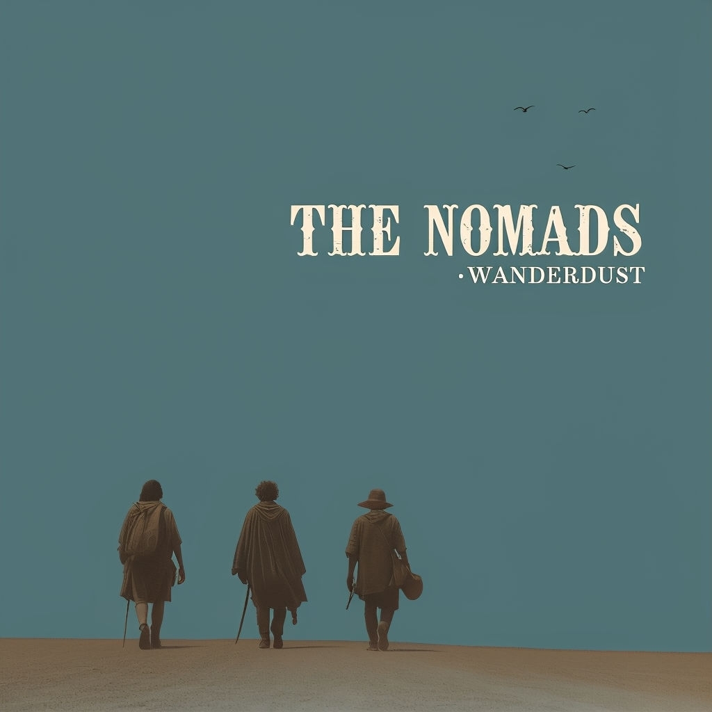 Moody Wanderlust Journey Cover Art for THE NOMADS Album Spotify Album Cover