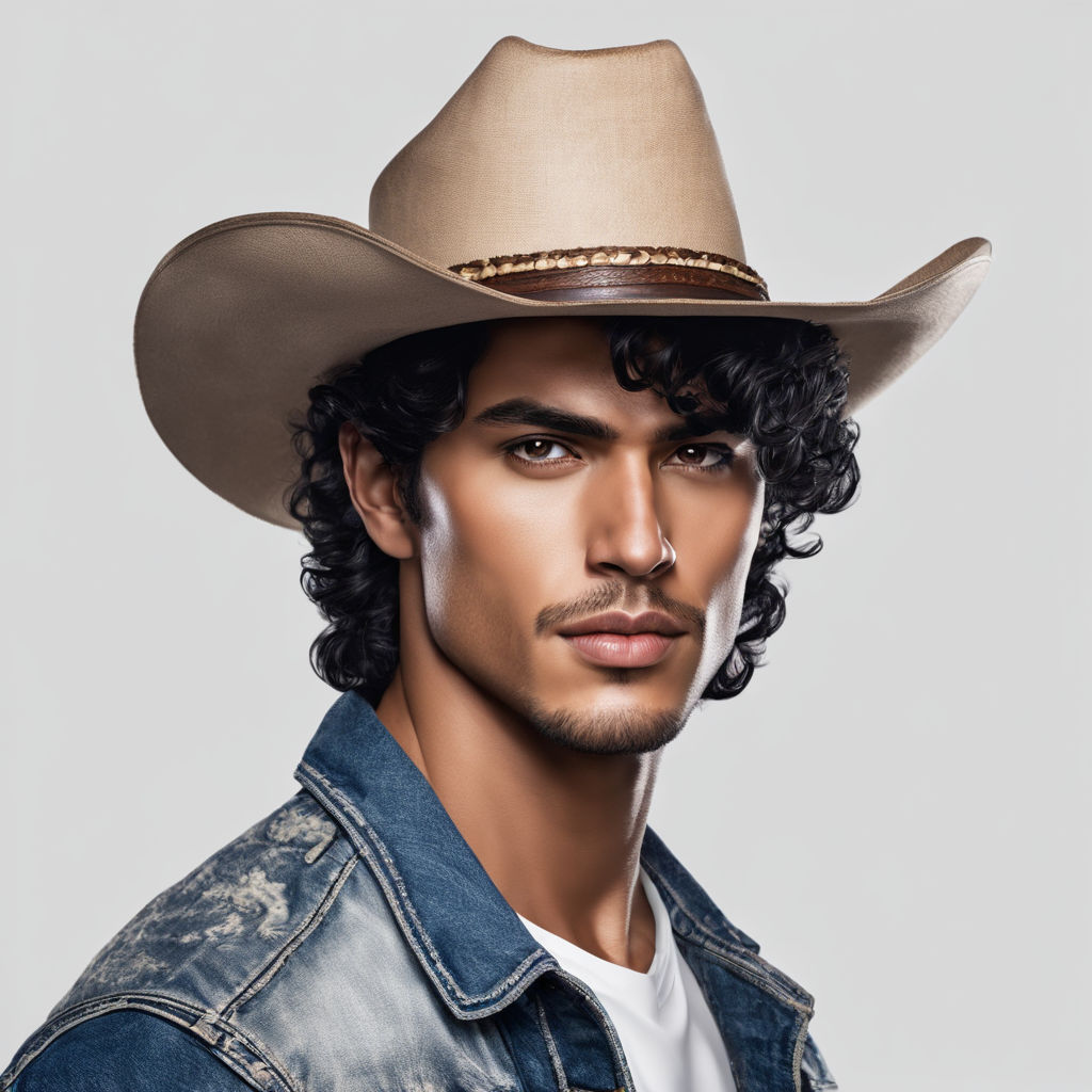 Handsome 28 years old male mexican cowboy hunk