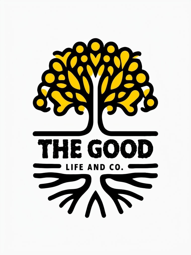 Minimalist Tree Logo Design Representing Growth and Vitality T-shirt