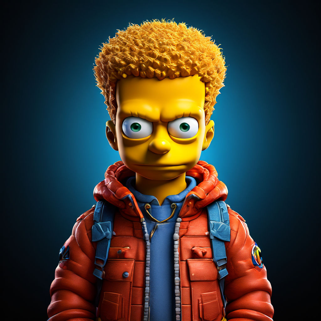 bart Simpson from the noncity 2050