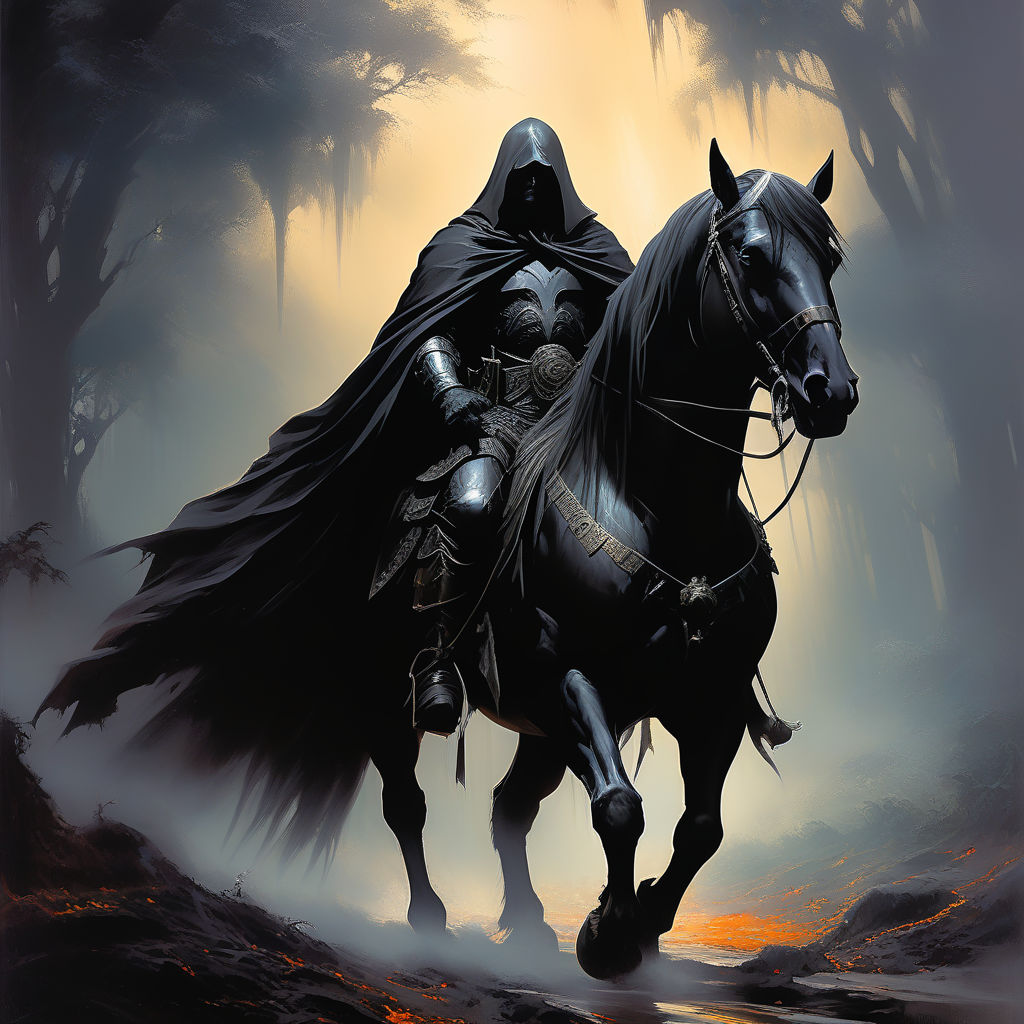 A painting of death dealer by Nico Kopf - Playground