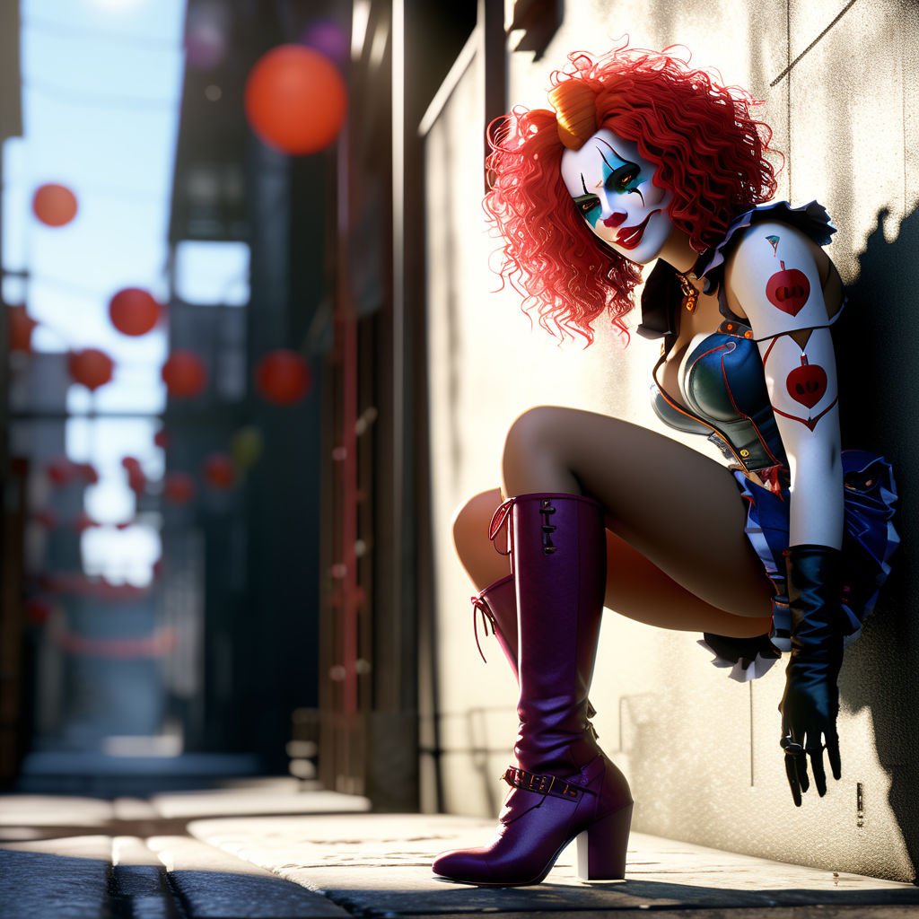 sexy clown girl