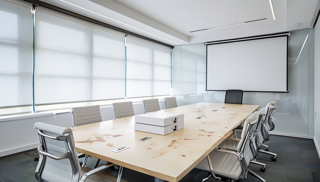 Modern Minimalist Conference Room Design Art