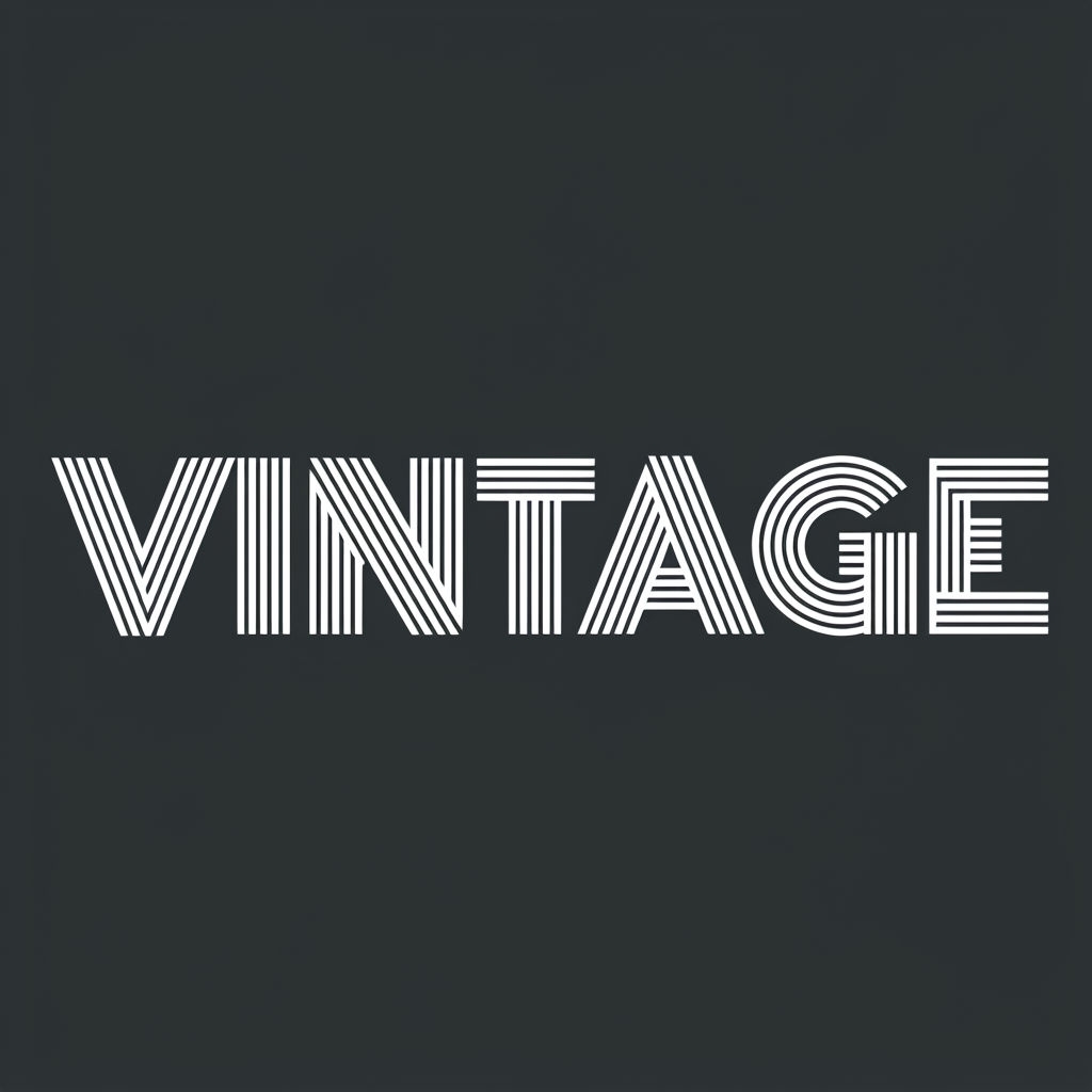 Modern Minimalist Vintage Typography T-Shirt