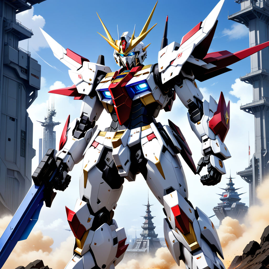 Gundam astroy Barbatos devil-like tail style anime illustrat... by Set ...