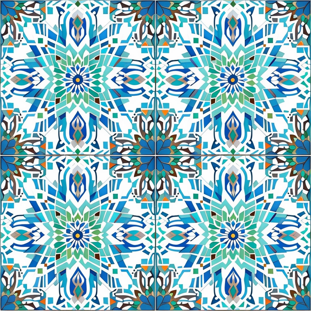 Intricate Islamic Geometric Pattern Seamless Design Pattern