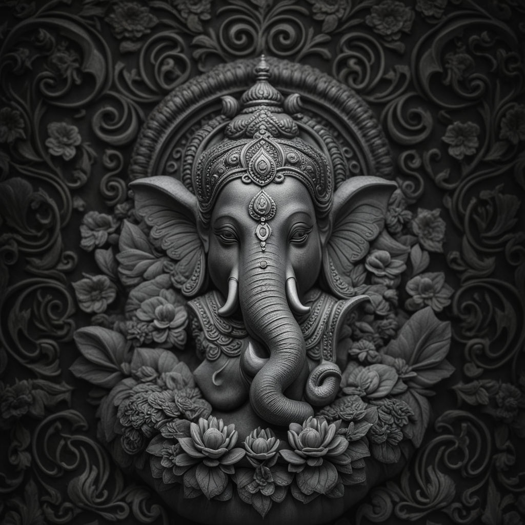 Ganesha statue by Nithish Acharya - Playground