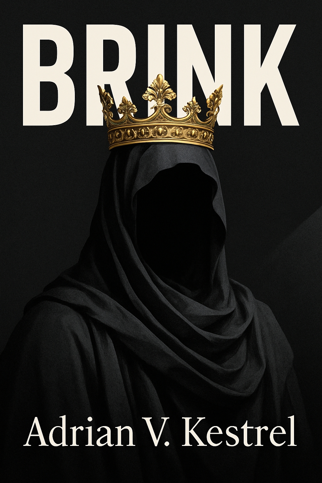Mysterious Dark Book Cover Design Featuring Enigmatic Figure EBook Cover
