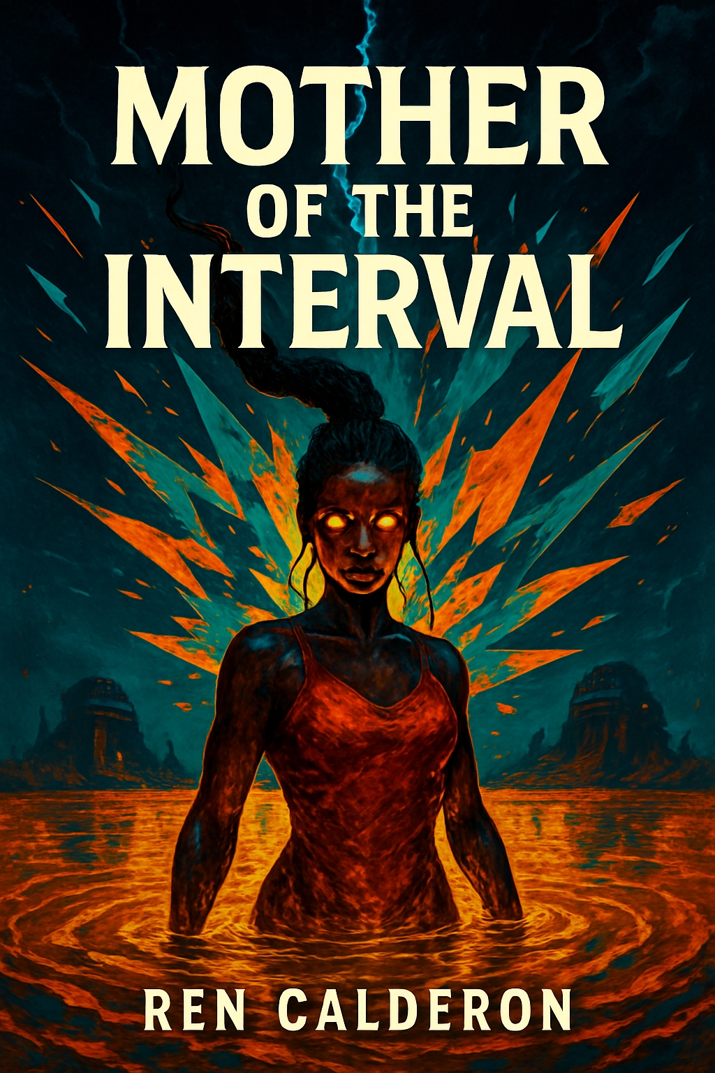 Intense Fantasy Art Cover for Mother of the Interval EBook Cover