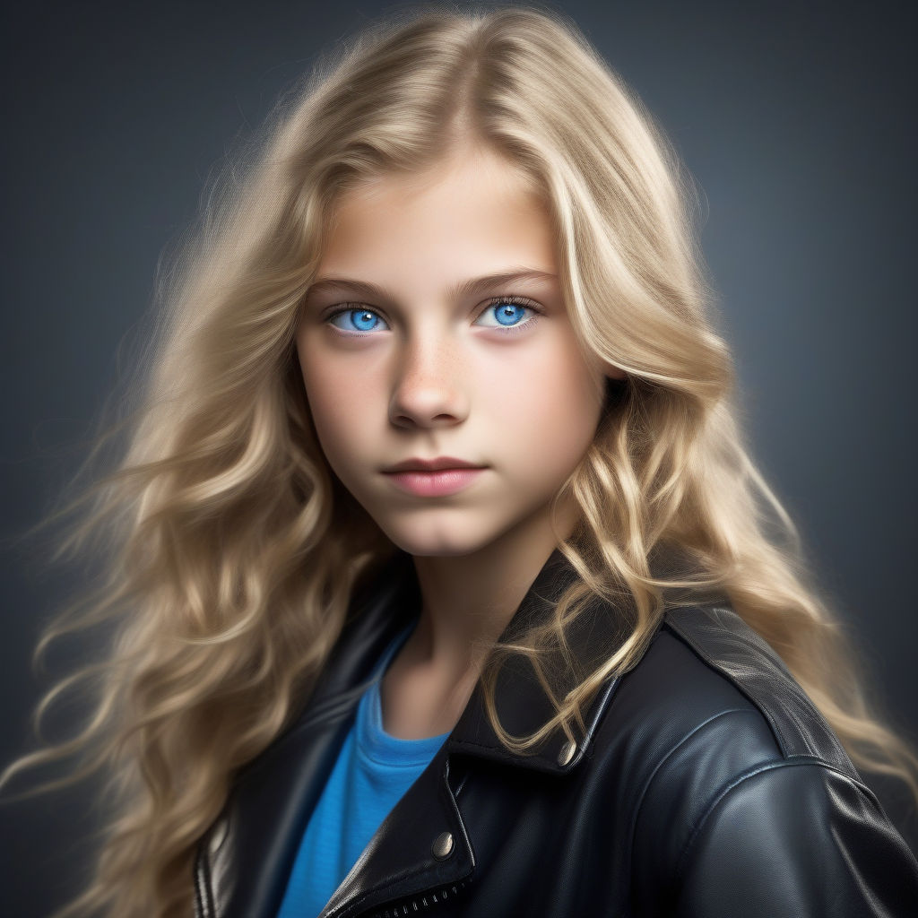 The most beautiful girl that must include that she has blonde hair blue eyes