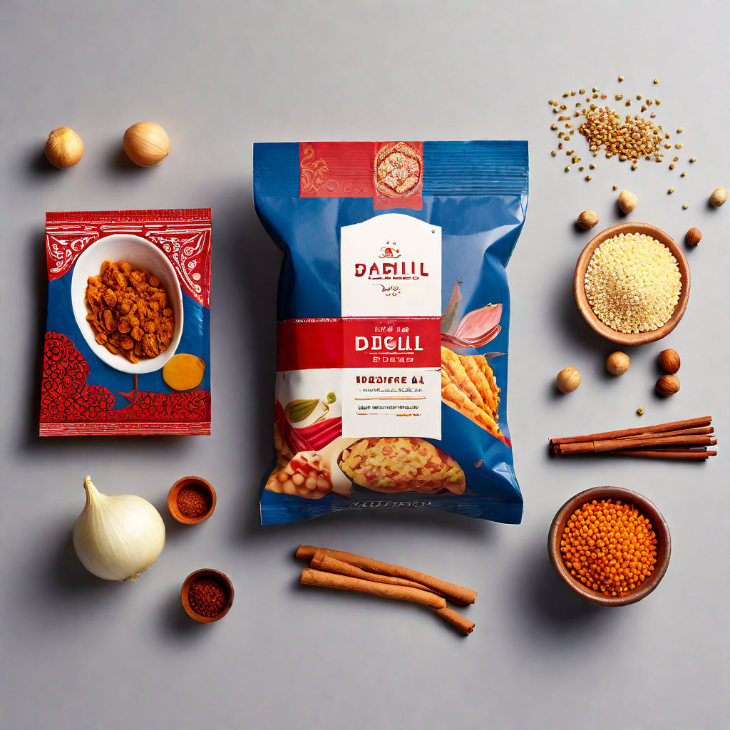 The food packaging in packet for dabeli masala by Nacheeket Bhanushali ...
