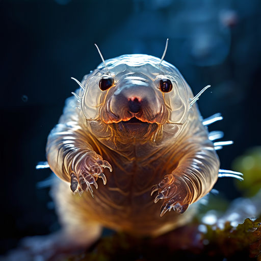 Tardigrade A Microscopic Water Bear Seen Through A High-powe... By ...