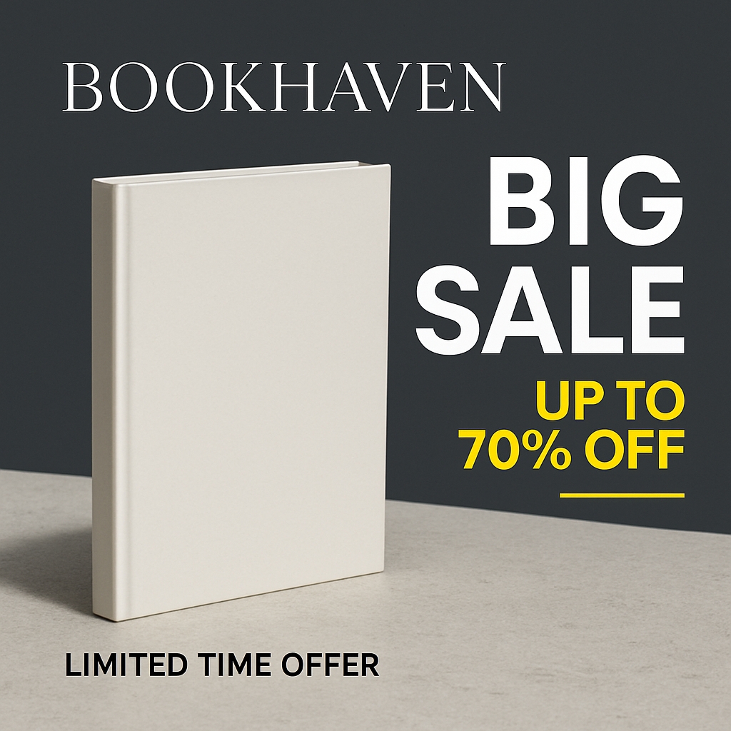 Minimalist Book Big Sale Promotional Advertisement Design Ads