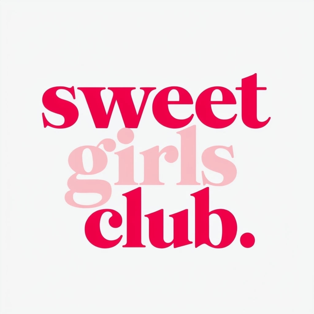 Sweet Girls Club Colorful Design T-Shirt