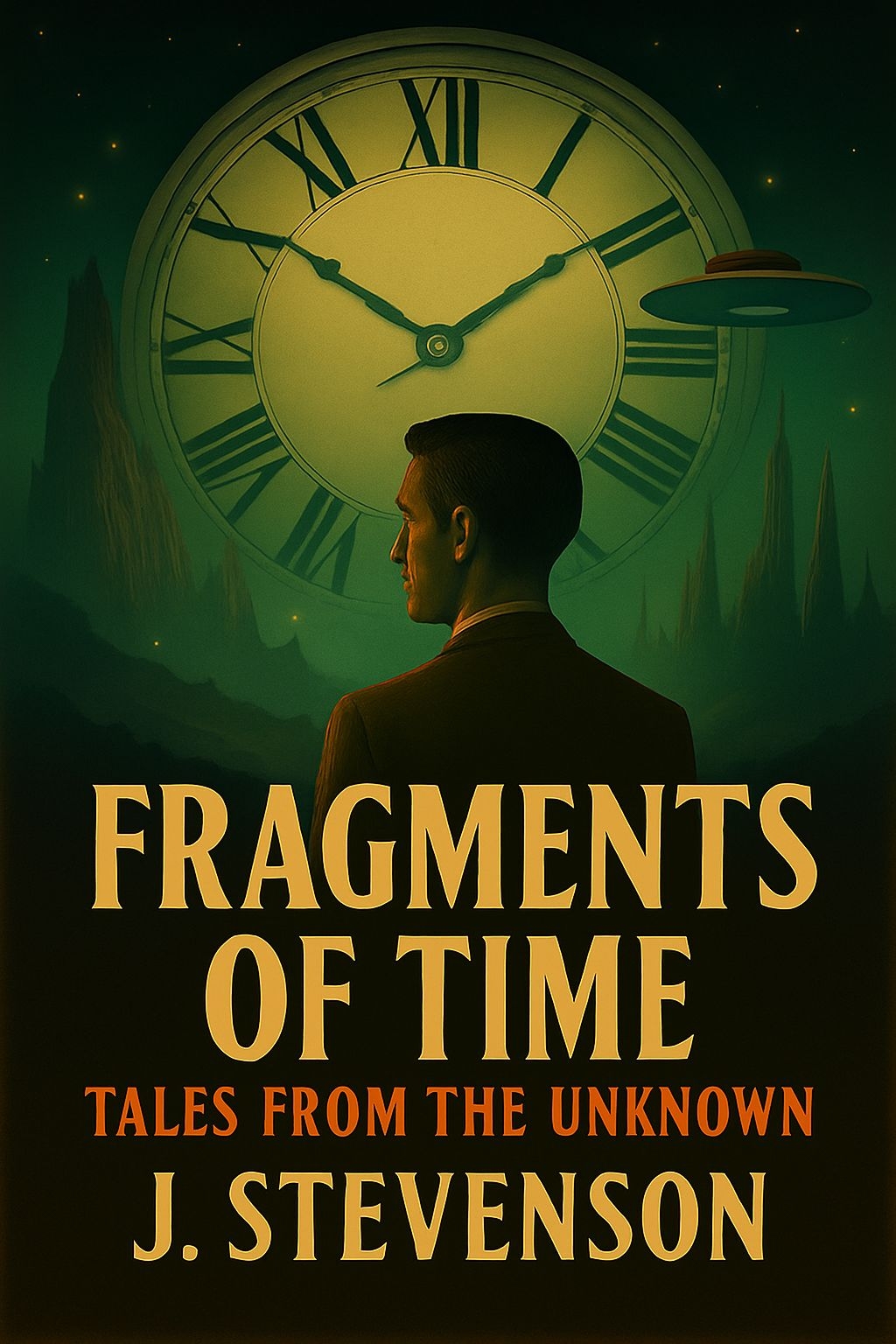 Fragments of Time Surreal Book Cover Design by J. Stevenson EBook Cover