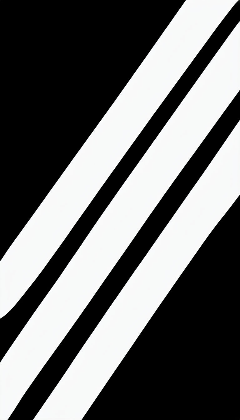 Minimalist Black and White Diagonal Stripes Phone Case Cover