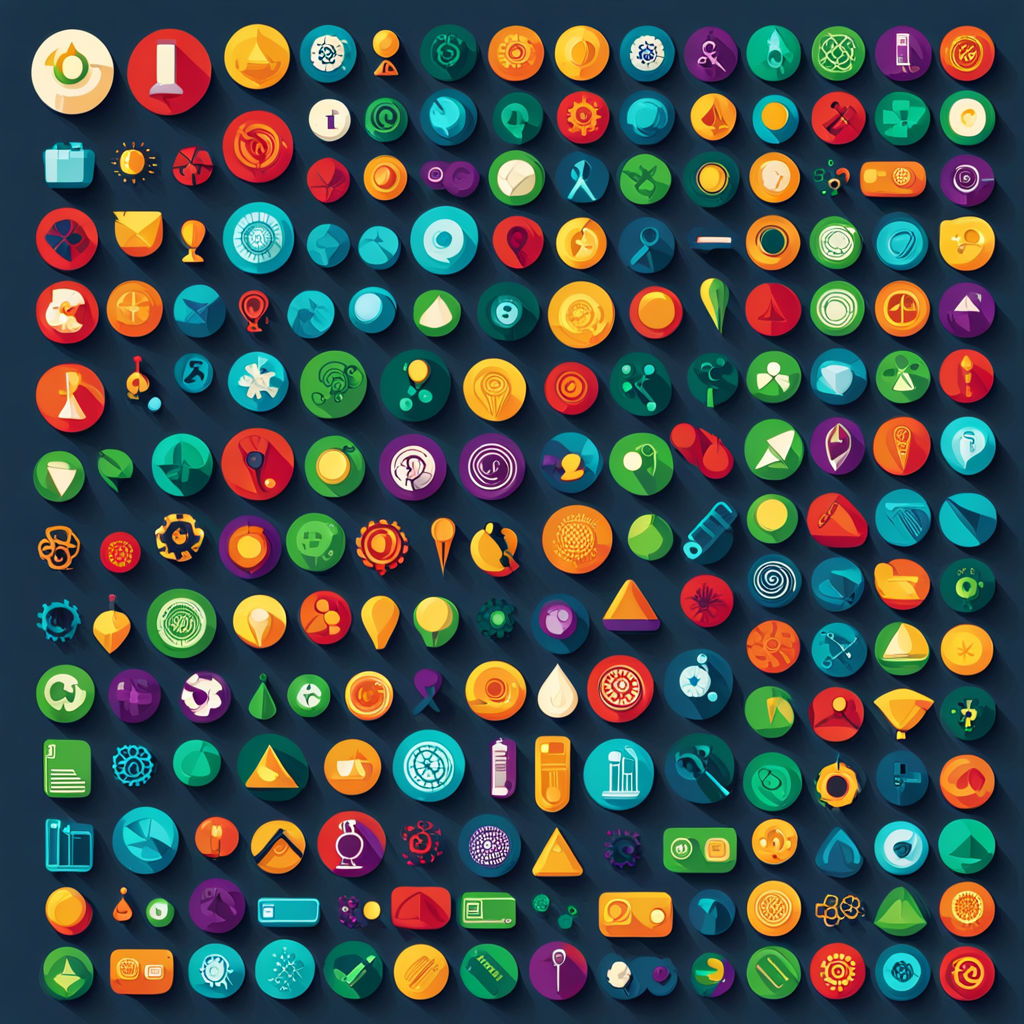 Skill icons arrayed in a 2D stylized sheet format by Now Gaming ...