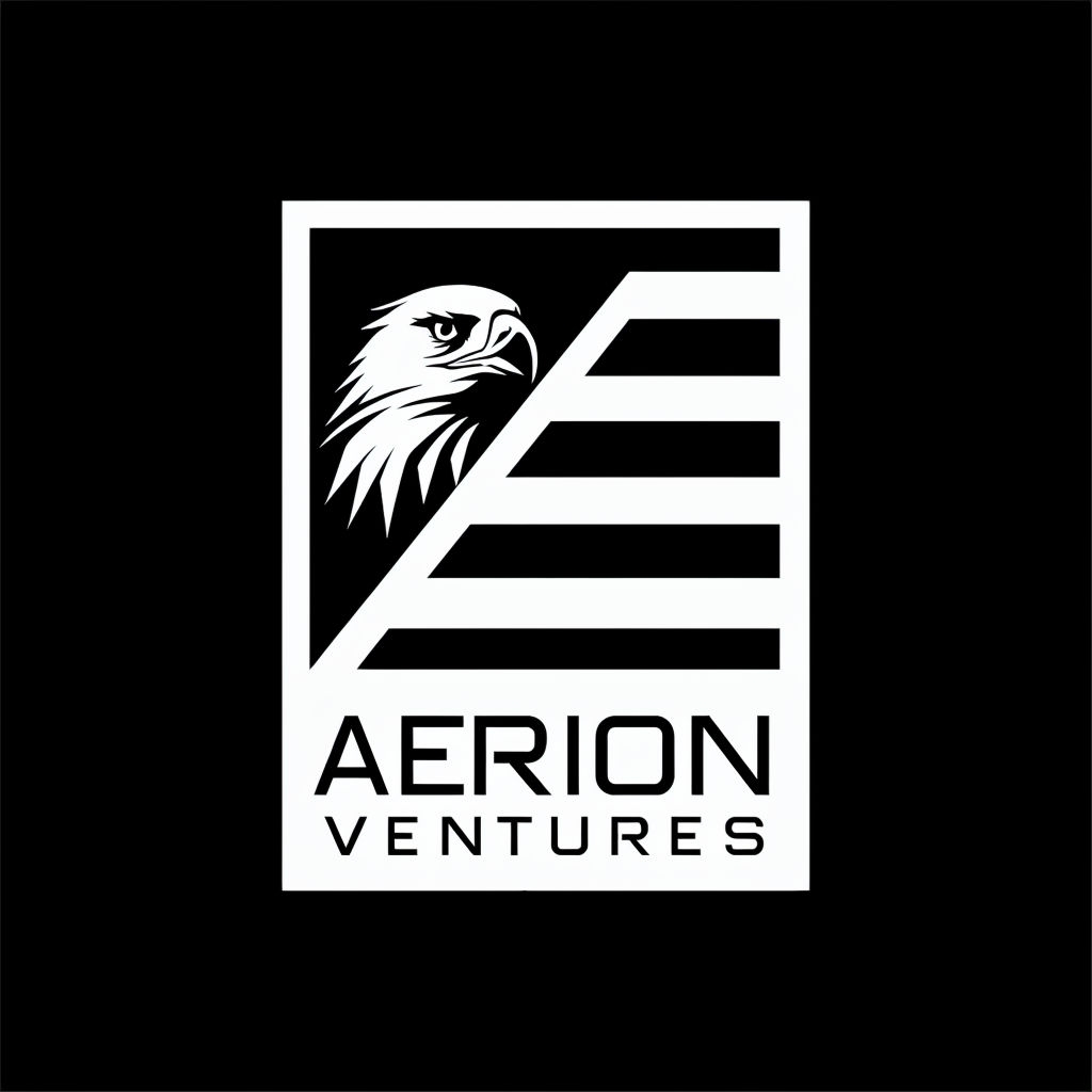 Modern Minimalist AERION VENTURES Hawk Logo Design