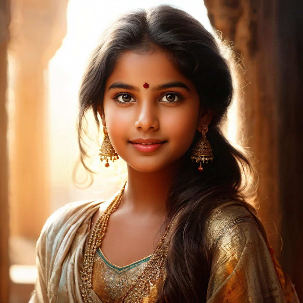 A cute Indian girl