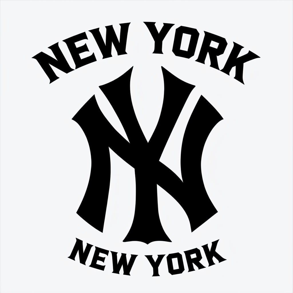 Bold NY New York Logo Graphic Design T-Shirt