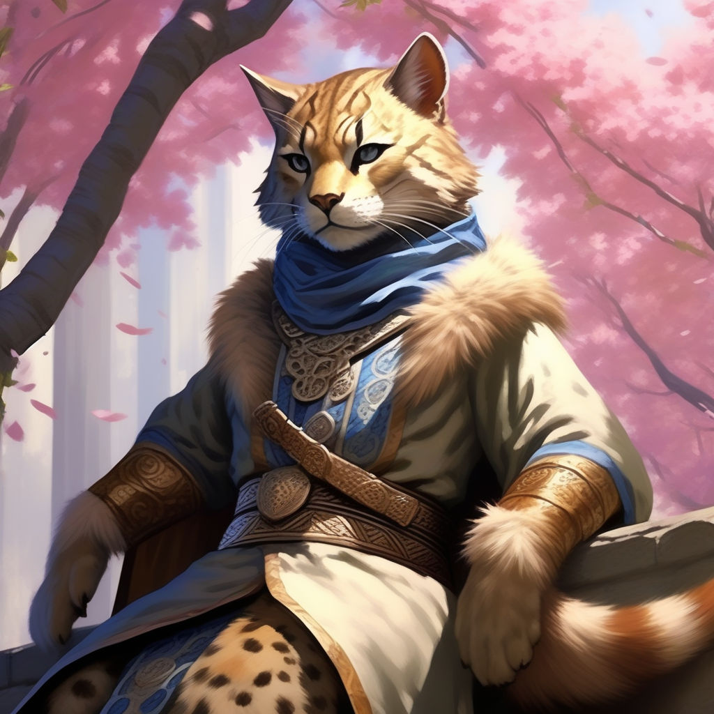 A Tabaxi from DnD 5e by Lara - Playground