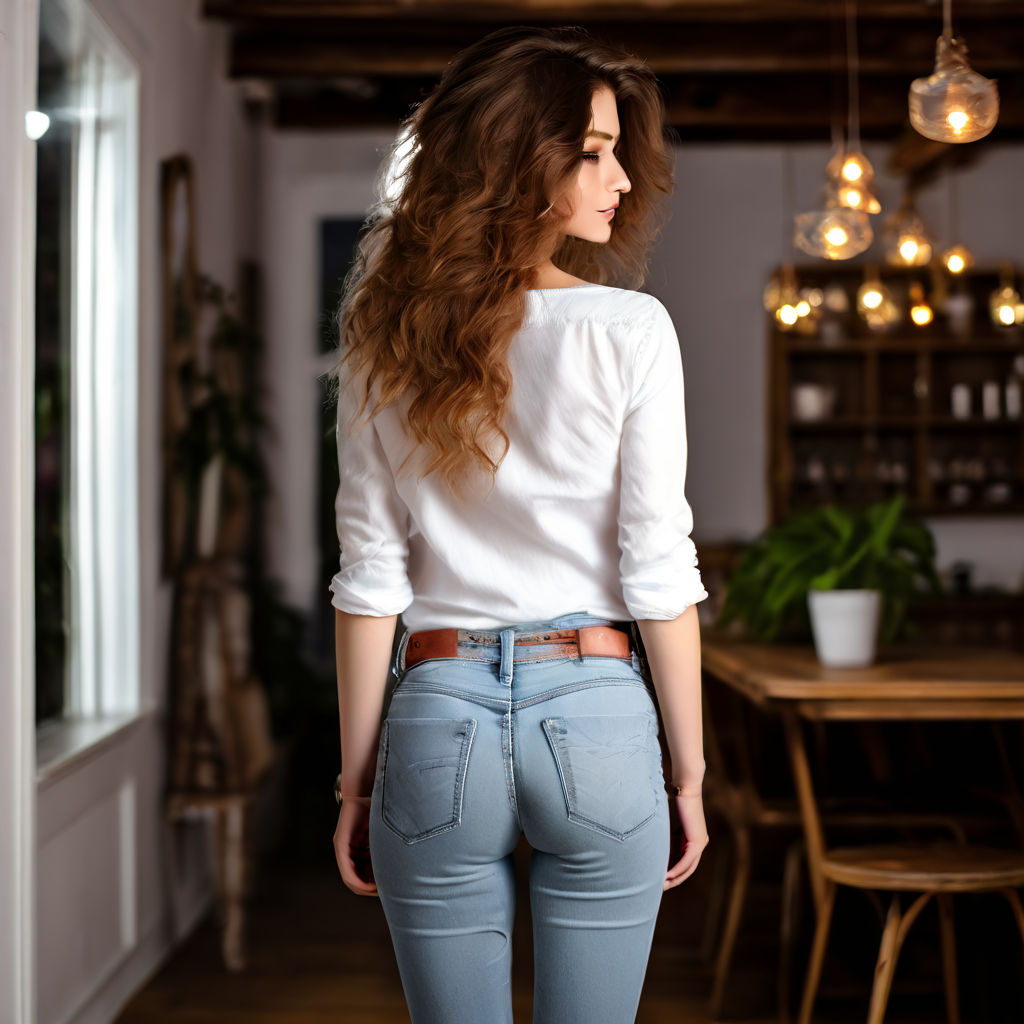 female tight jeans