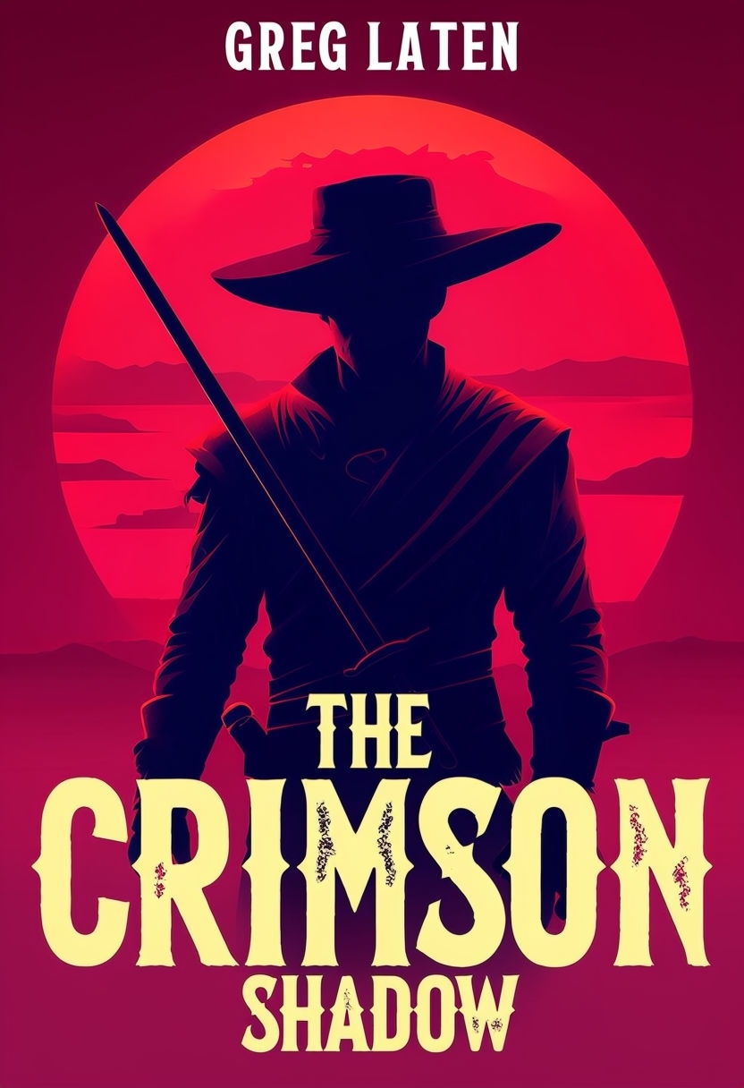 The Crimson Shadow Dark Fantasy EBook Cover Design