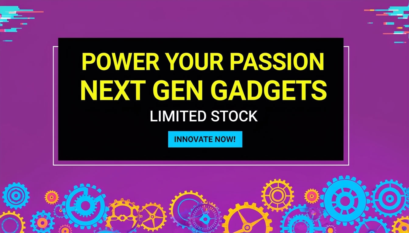 Dynamic Power Your Passion Next Gen Gadgets Advertisement