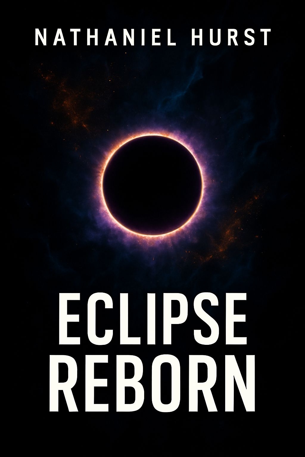 Eclipse Reborn Book Cover with Mystical Solar Eclipse Art EBook Cover