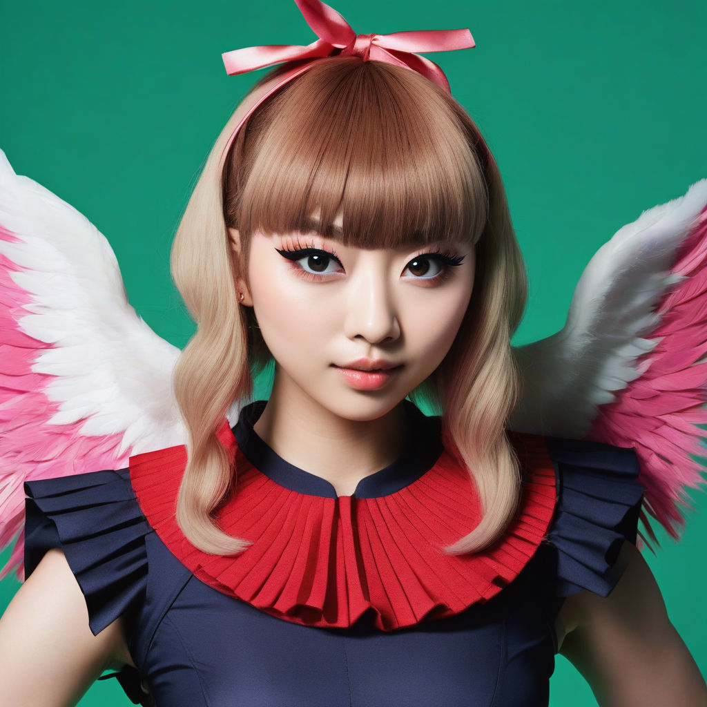 Kyary Pamyu Pamyu perfectly morped with 20 year old angel Ol... by