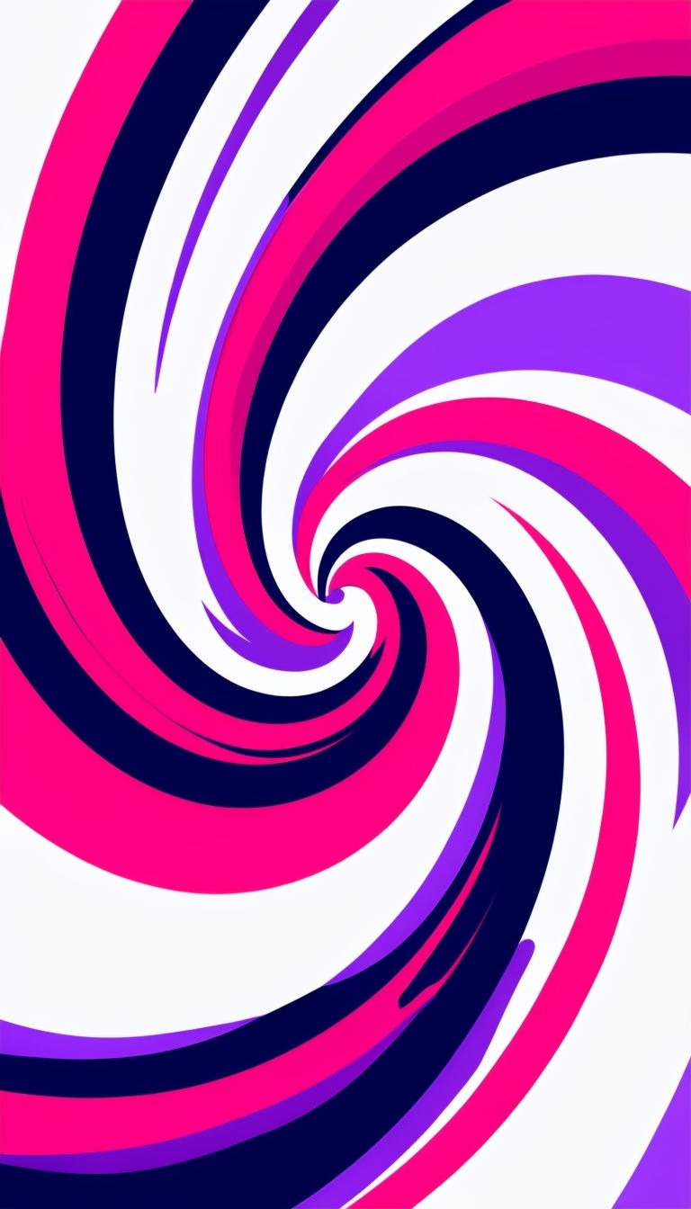 Vivid Abstract Spiral Pattern Artwork for Mobile Wallpaper