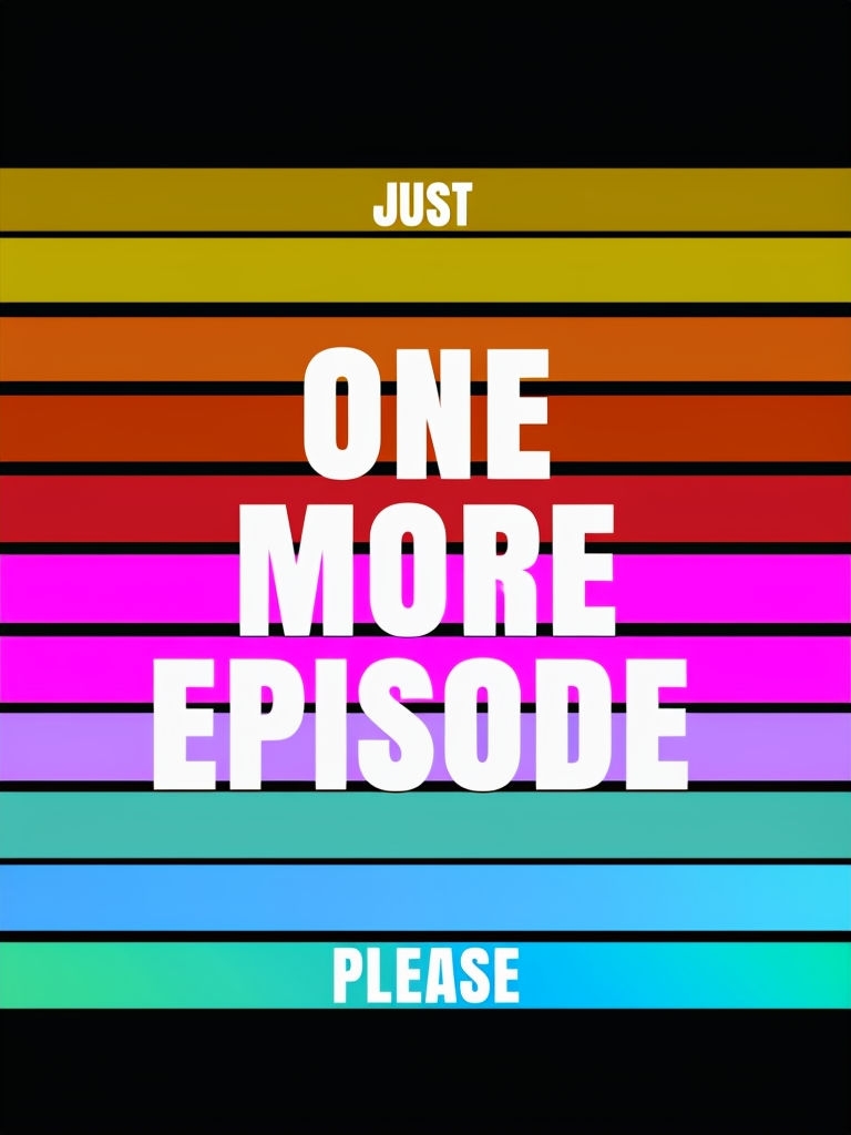Bold One More Episode Minimalist Graphic T-Shirt