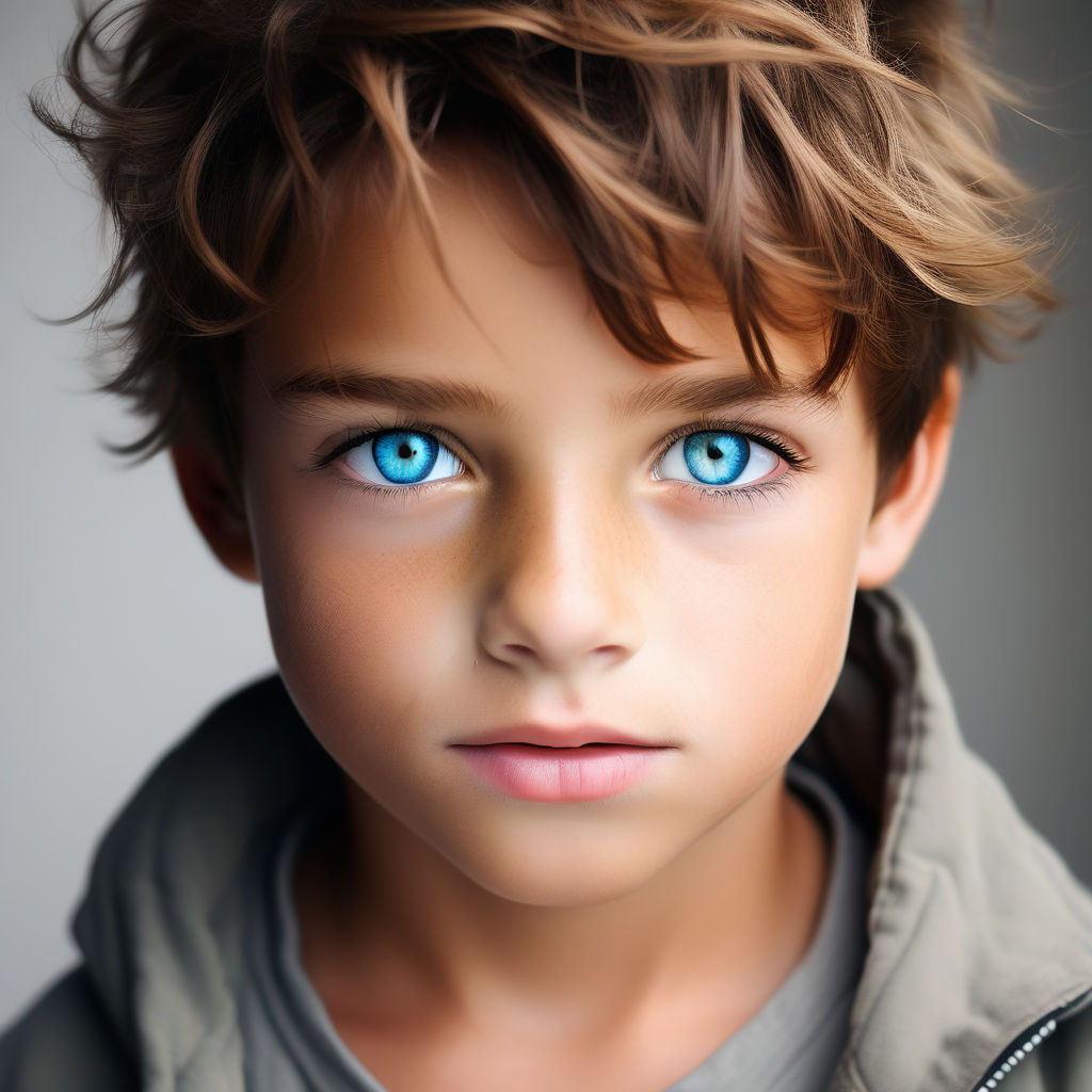 Boy with heterochromia by Mr. Ryan N. Caldwell - Playground