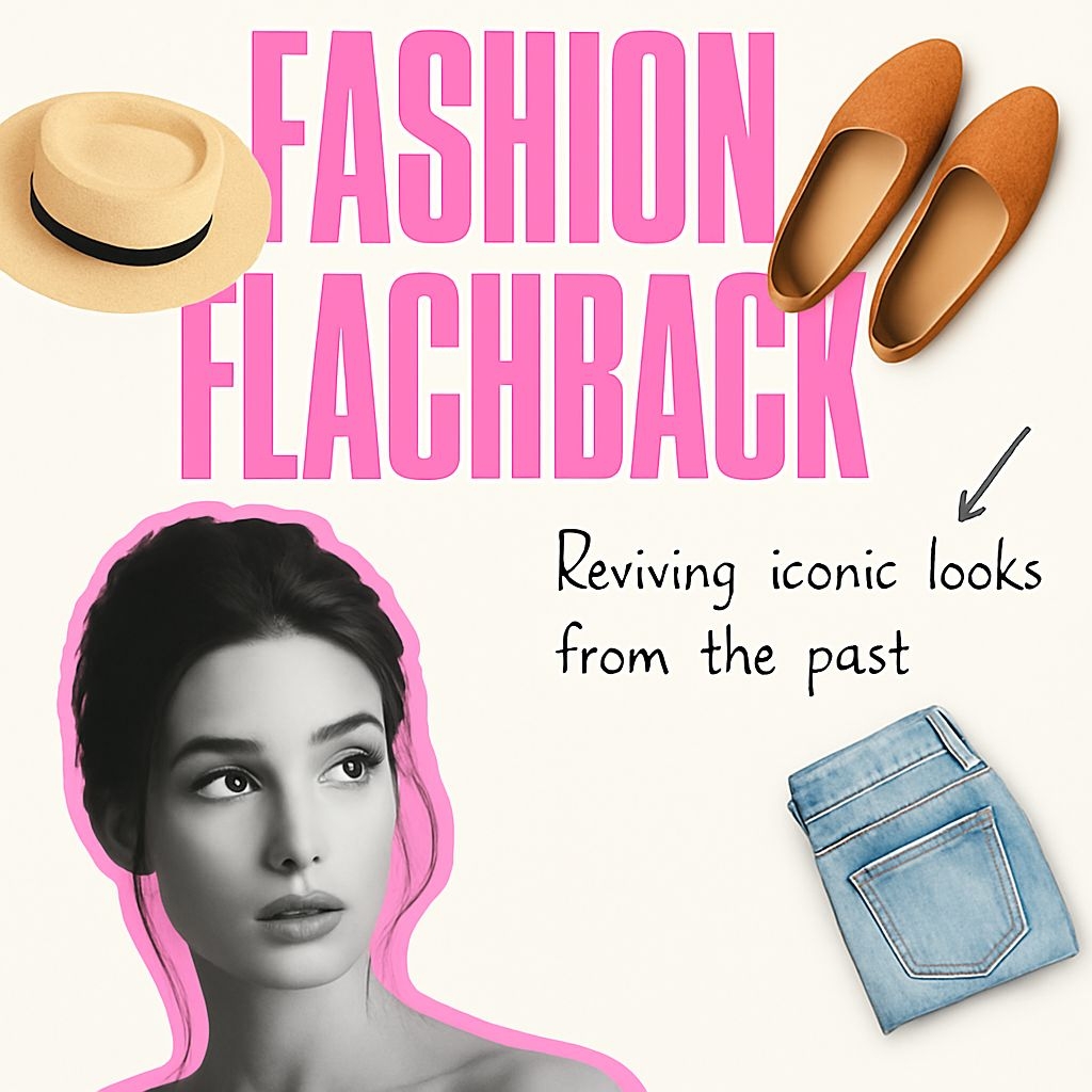 Fashion Flashback Modern Minimalist Promotional Graphic Social Media Post