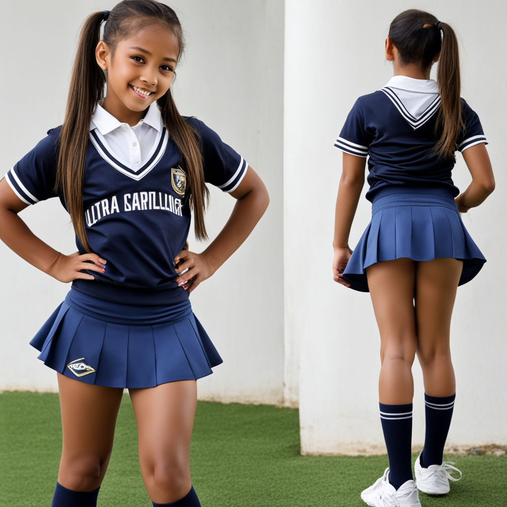 cheerleader outfit with short skirt