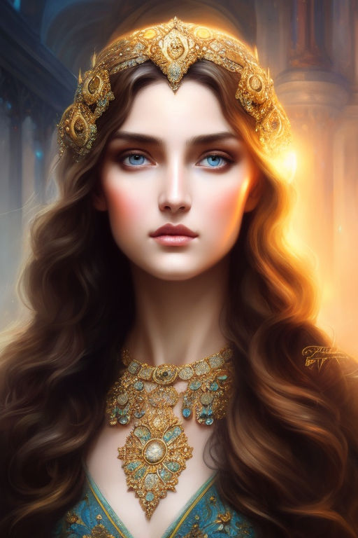 Beautiful and gorgerous princess with beautiful eyes by greg... by anne ...