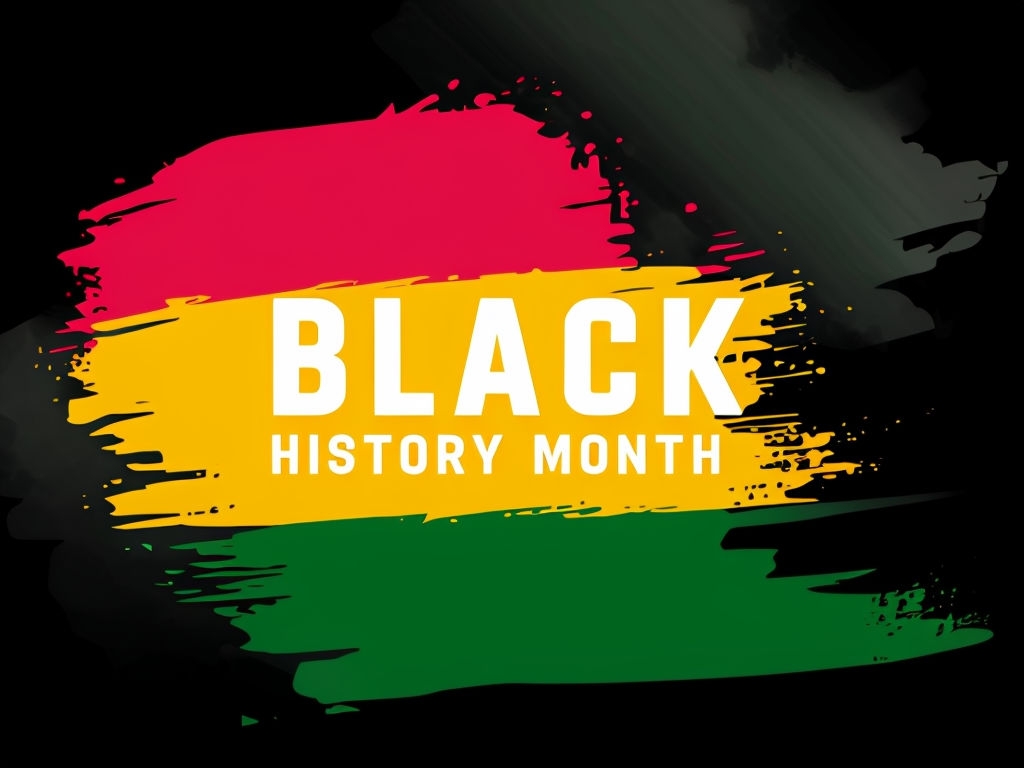 Bold Black History Month Celebration Graphic Design Social Media Post