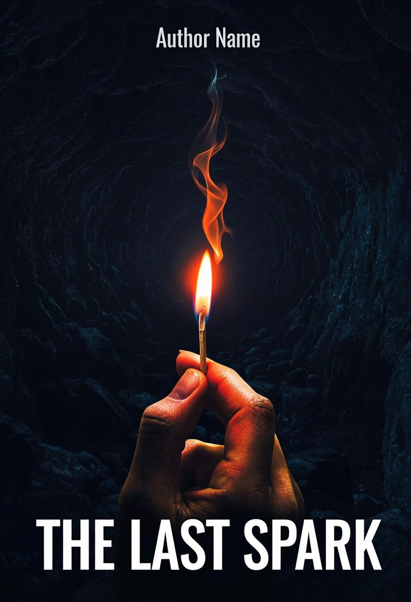 The Last Spark Dark Suspense Thriller EBook Cover Design