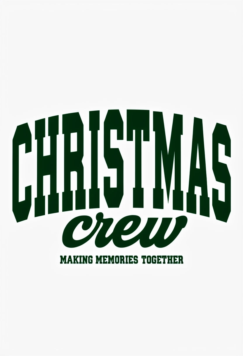 Bold Christmas Crew Making Memories Together T-Shirt