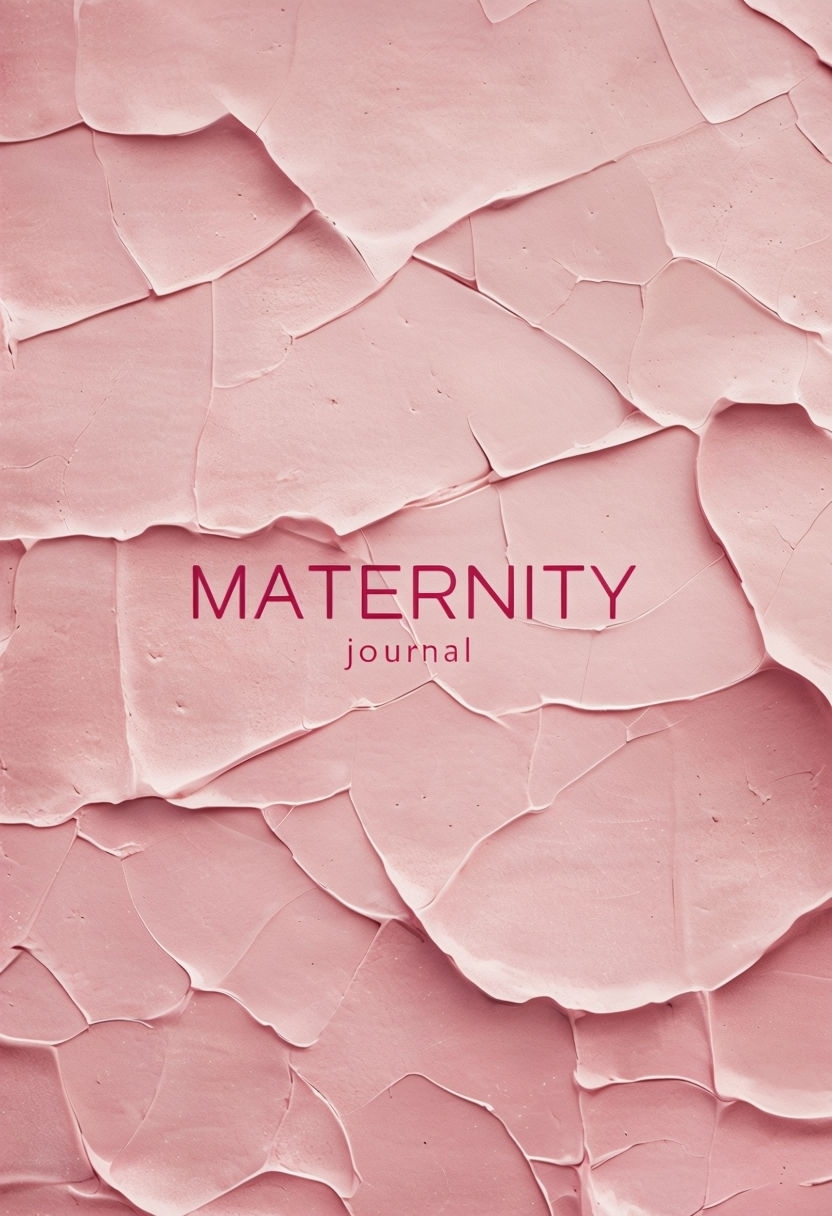 Minimalist Maternity Journal Motivational EBook Cover Design