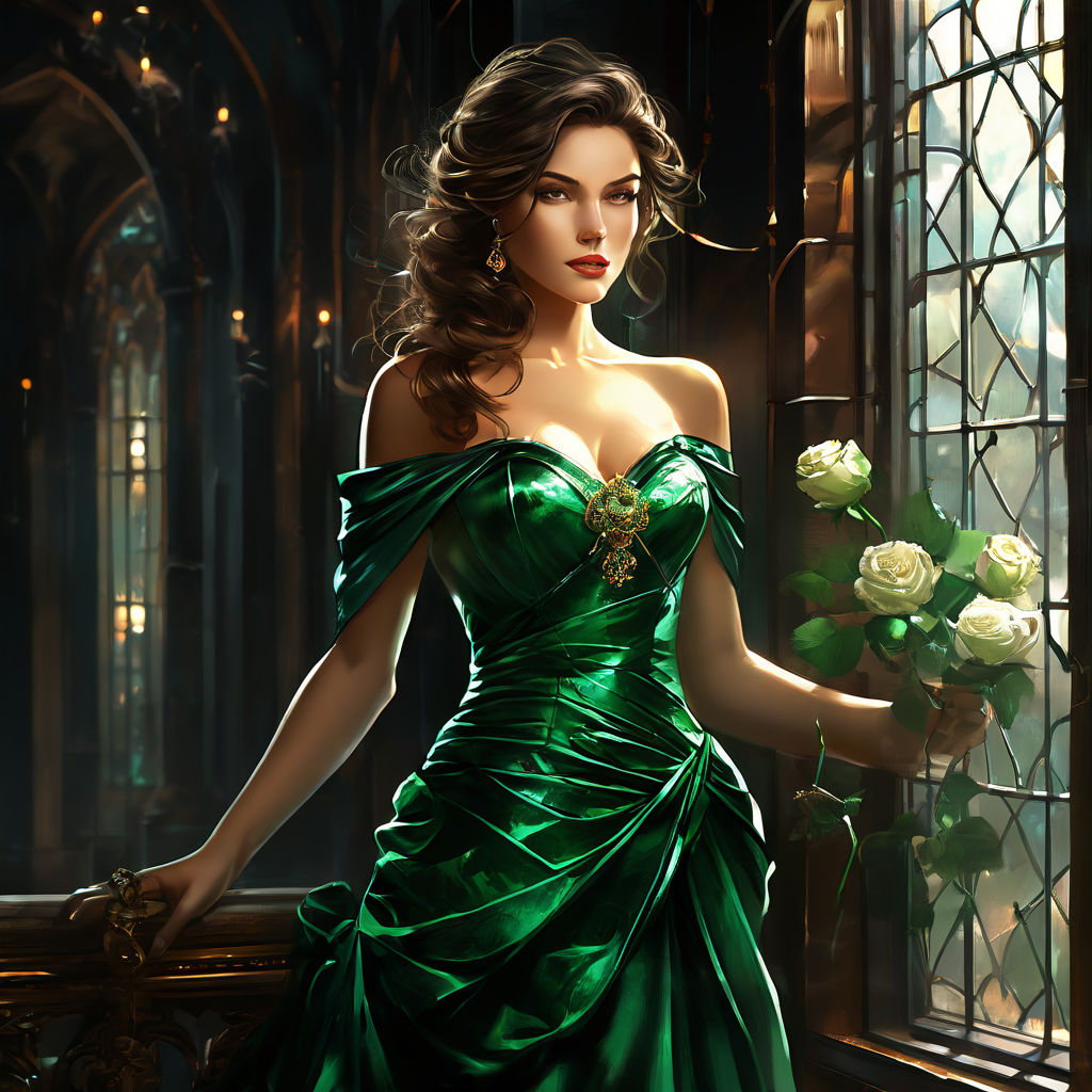 remove green dress