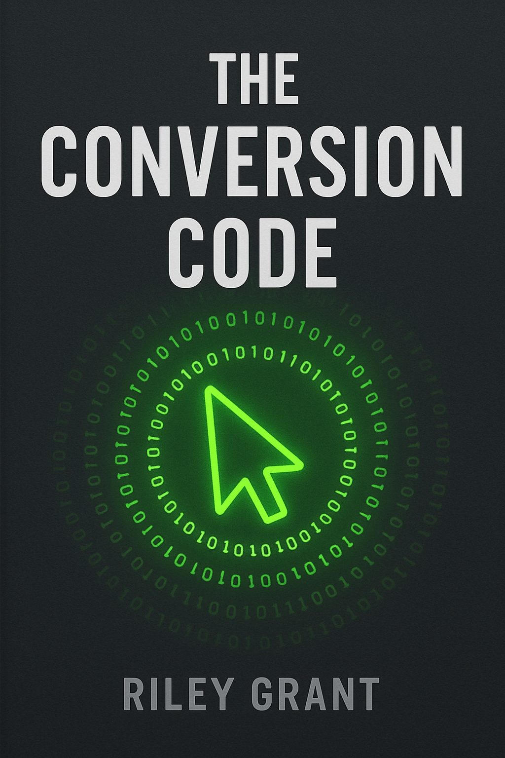 Modern Digital Book Cover Design for The Conversion Code