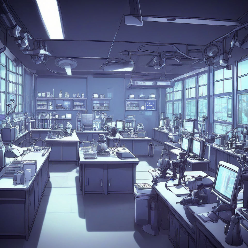 CCTV Footage of a 2D Anime research facility science lab by Dawid ...