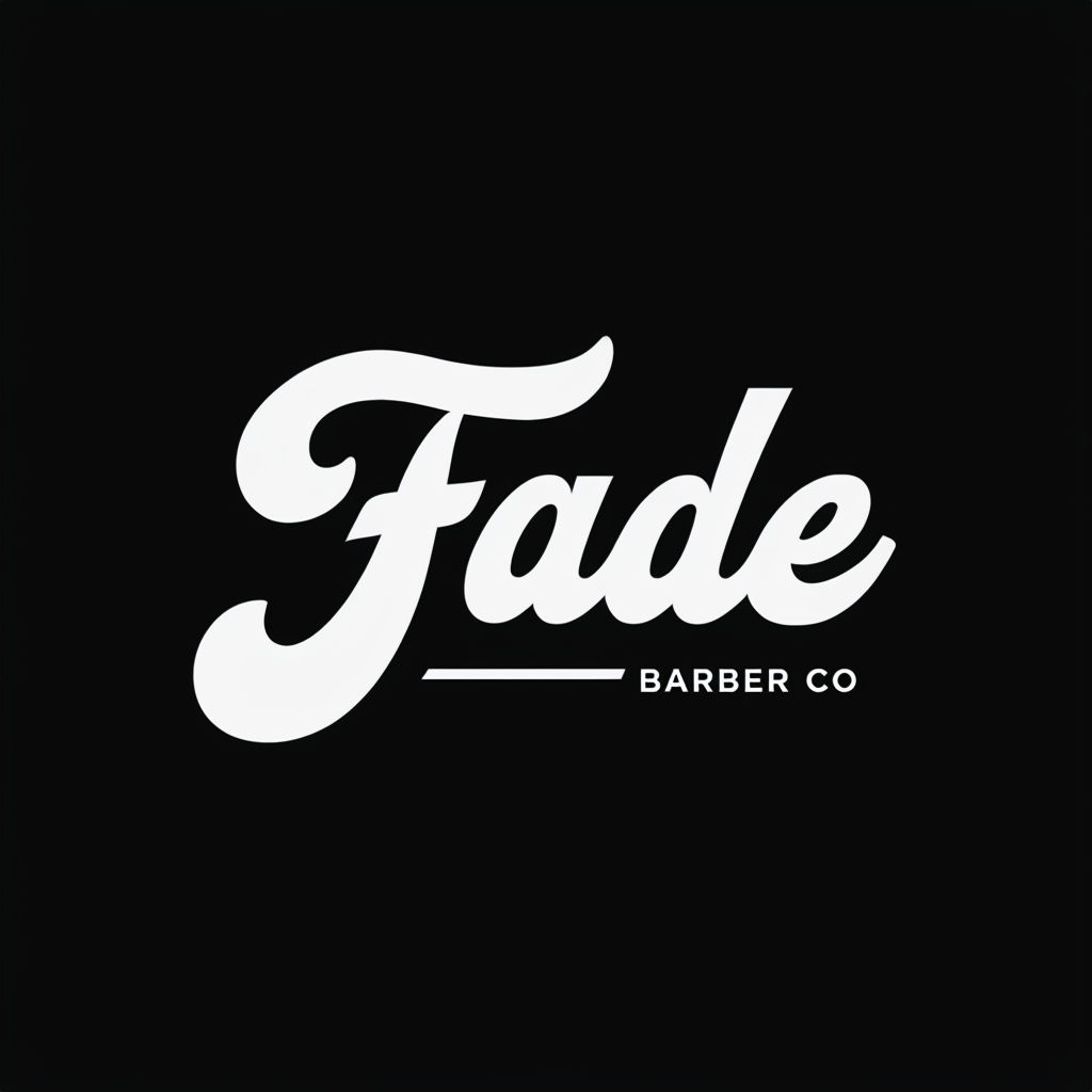 Minimalist Fade Barber Co Logo T-shirt