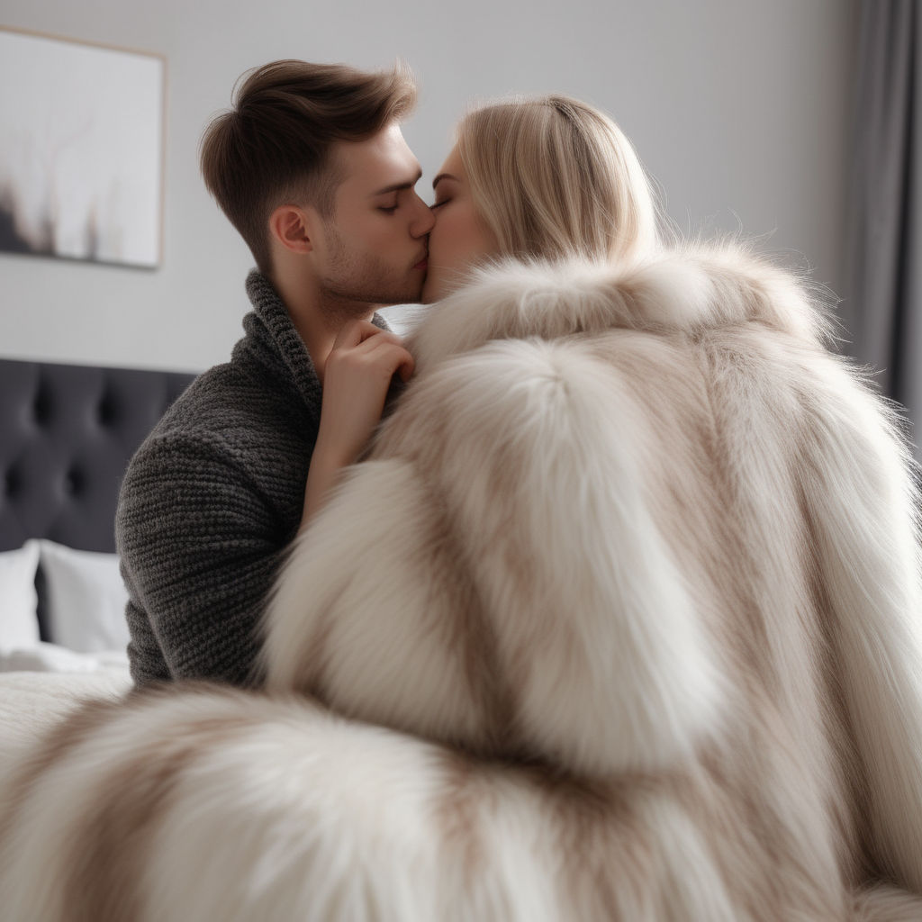 a lady shares a heartwarming eskimo kiss with her beloved polar bear  companion