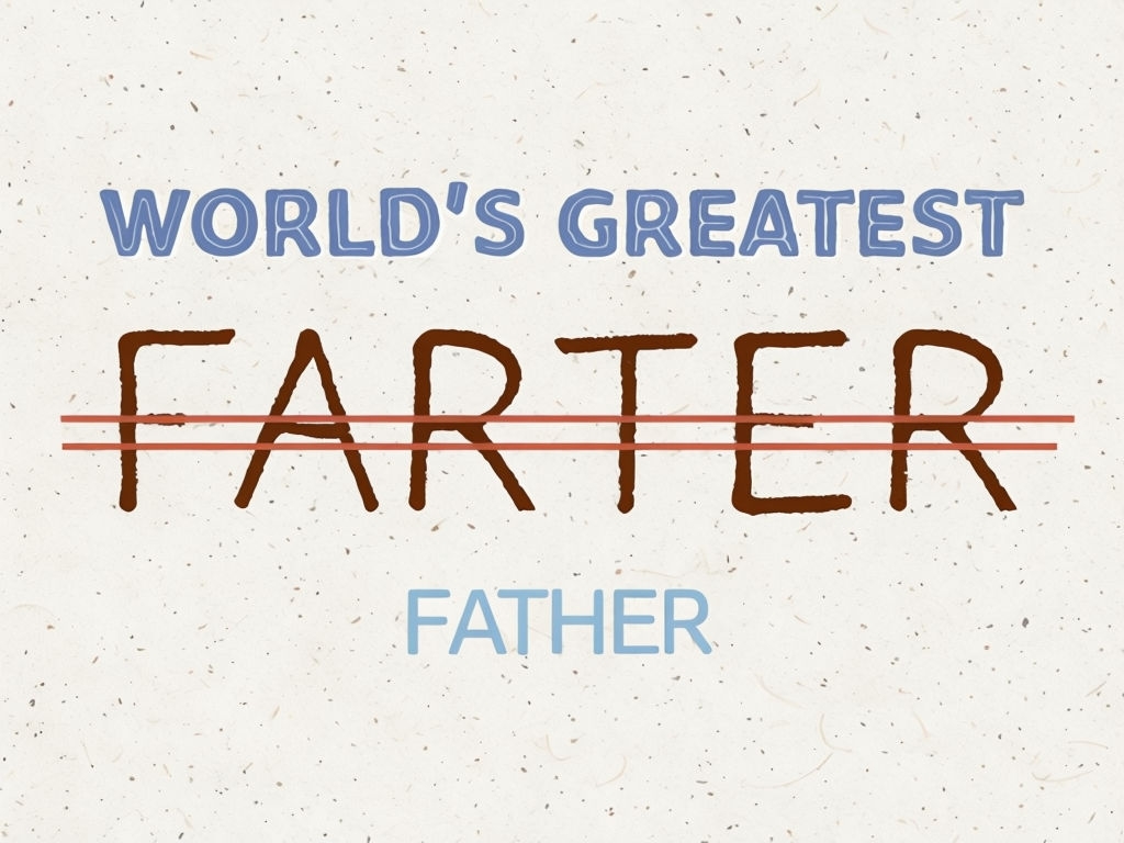 World's Greatest Farter to Father Minimalist Graphic Card