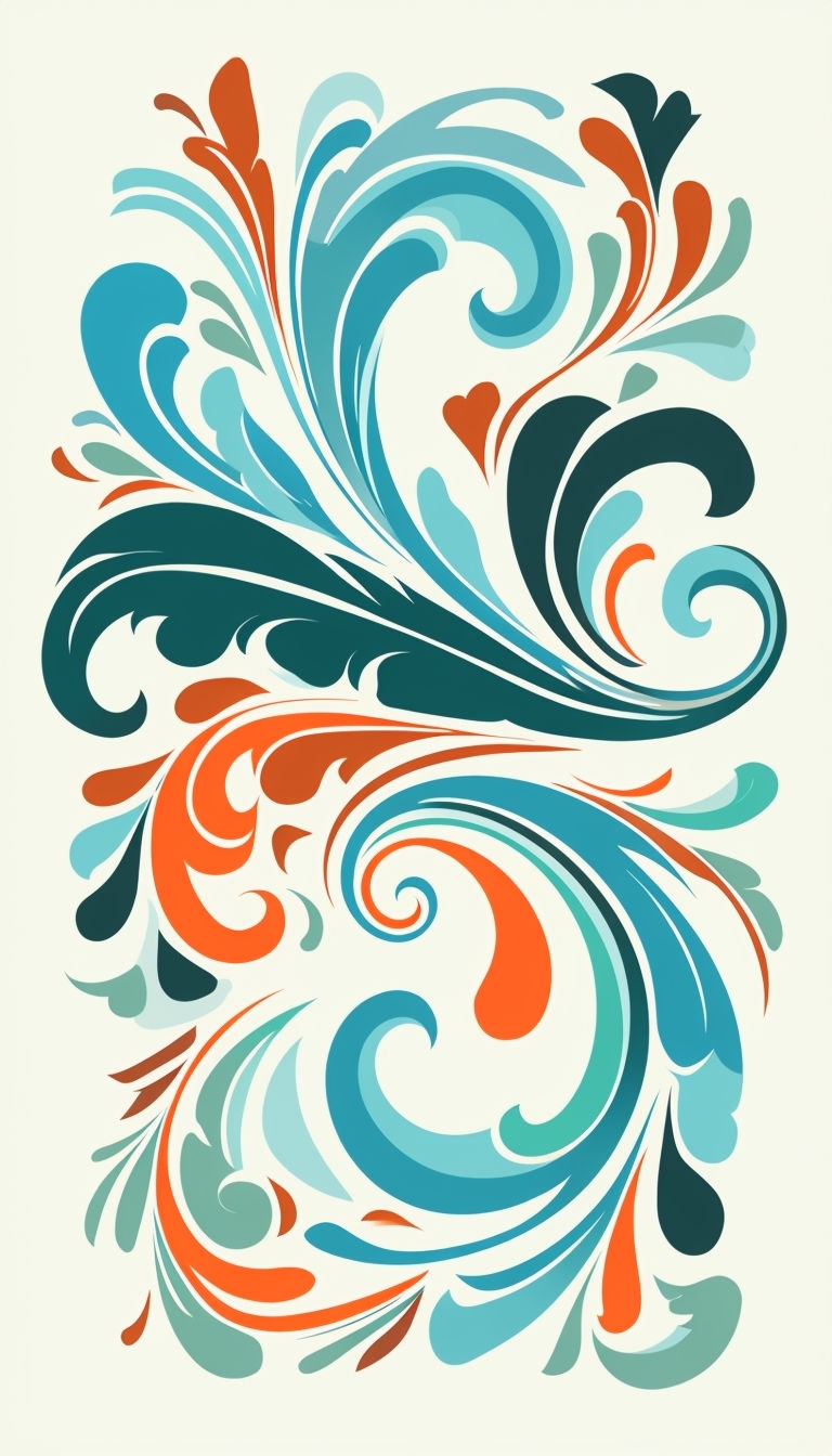 Vibrant Vintage Floral Pattern Phone Case Cover Design