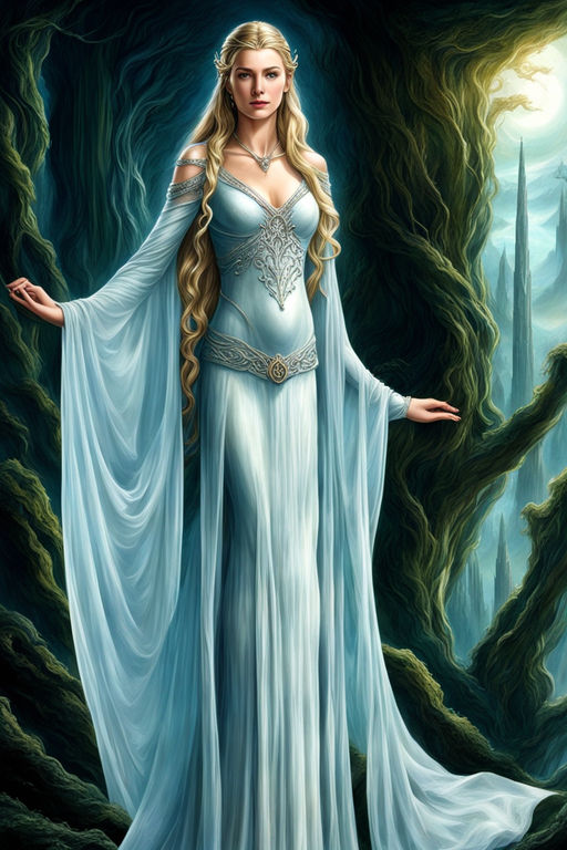 Stunning beautiful Galadriel by Błyskawica Rozbórz - Playground