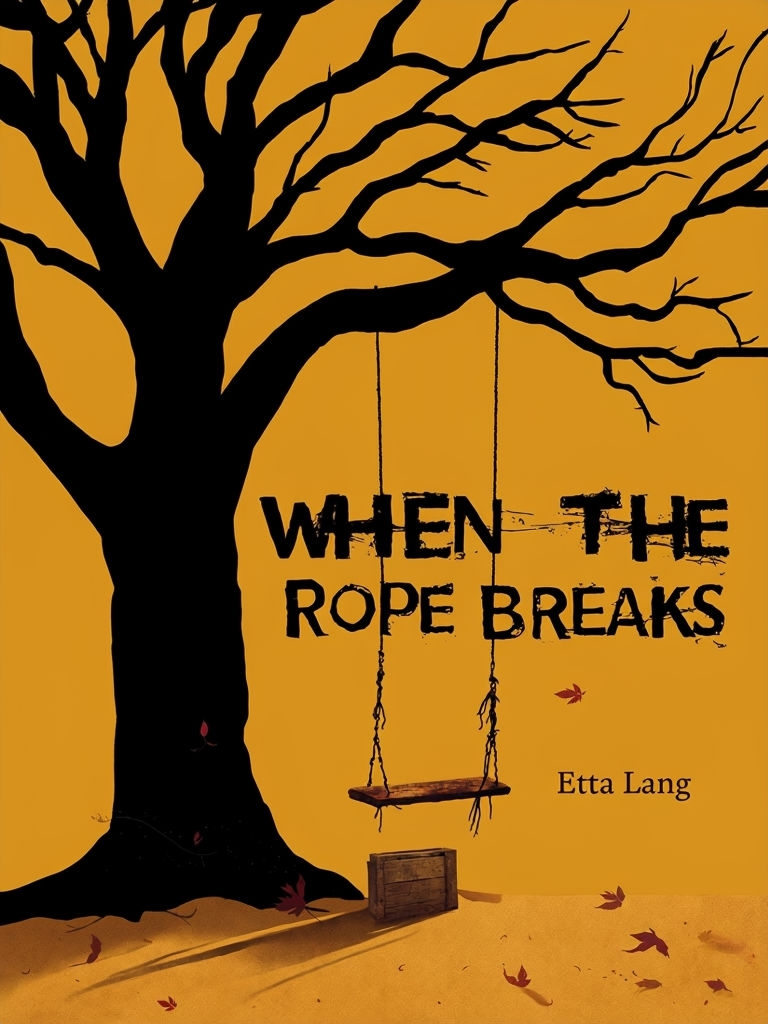 "When the Rope Breaks Eerie Tree Swing Psychological Thriller EBook Cover"